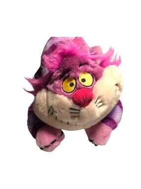 Disney Cheshire Cat Plush Toy Purple Pink Stuffed Animal beans alice wonderland